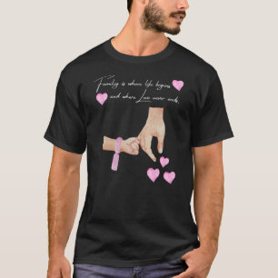 メンズ新しい父と娘がベビー Tシャツ