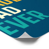 メンズ最高のの死ぬパパはおもしろい永遠の父の日 ポスター (角)