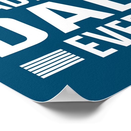 メンズ最高のの死ぬパパはおもしろい永遠の父の日 ポスター (角)