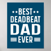 メンズ最高のの死ぬパパはおもしろい永遠の父の日 ポスター (正面)