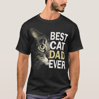 メンズ最高のキャットパパエバおもしろい猫好きキャットパパFa Tシャツ