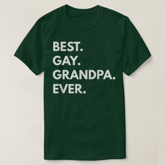 メンズ最高のゲイグランドパ   エバーLGBTプライド  Tシャツ (デザイン正面)
