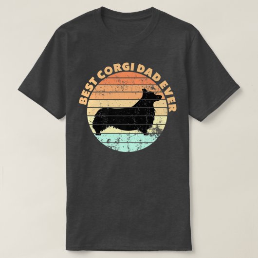 メンズ最高のコルギパパエバーデザイン817 Tシャツ (デザイン正面)