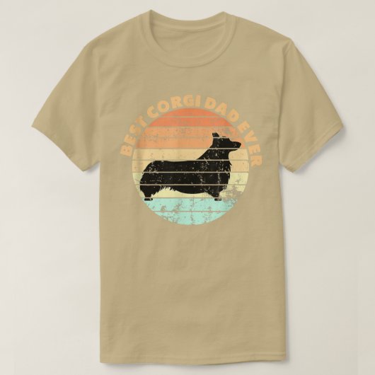 メンズ最高のコルギパパエバーデザイン818 Tシャツ (デザイン正面)