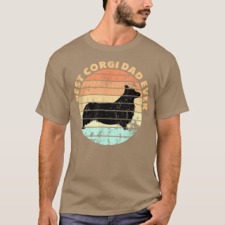 メンズ最高のコルギパパエバーデザイン818 Tシャツ