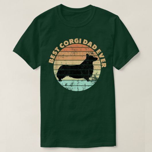 メンズ最高のコルギパパエバーデザイン Tシャツ (デザイン正面)