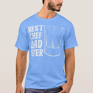 メンズ最高のシェフパパエバー引用文シェフパパ Tシャツ