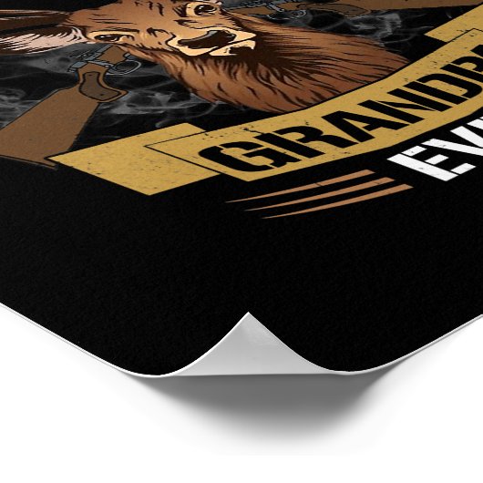 メンズ最高のバキングランドパエバーディアハンターズ ポスター (角)