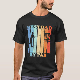 メンズ最高のパパバイパーディスゴルフファーザーデイディスク金 Tシャツ