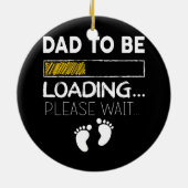 メンズ最高のパパパパと父ギフトメンズ セラミックオーナメント (裏面)