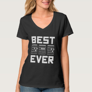 メンズ最高のパパEver Guitar Chords For Theミュージシャン Tシャツ