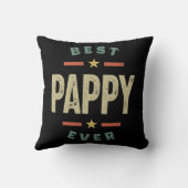 メンズ最高のパピー常父おじいちゃんギフト クッション (裏面)