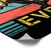 メンズ最高のフェレーパパエバーファーズデイアニマル ポスター (角)