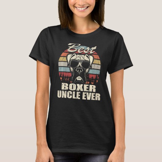 メンズ最高のボクサー叔父がスープを飲む父の日 Tシャツ (正面)