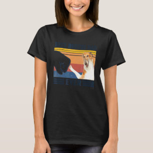 メンズ最高のボルゾイパパエバードッグファーザーズデイ Tシャツ