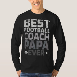メンズ最高のヴィンテージサッカーコーチパフォーファーザー Tシャツ