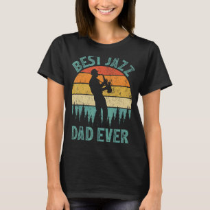 メンズ最高のヴィンテージジャズパパ永遠の父の日 Tシャツ