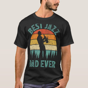 メンズ最高のヴィンテージジャズパパ永遠の父の日 Tシャツ