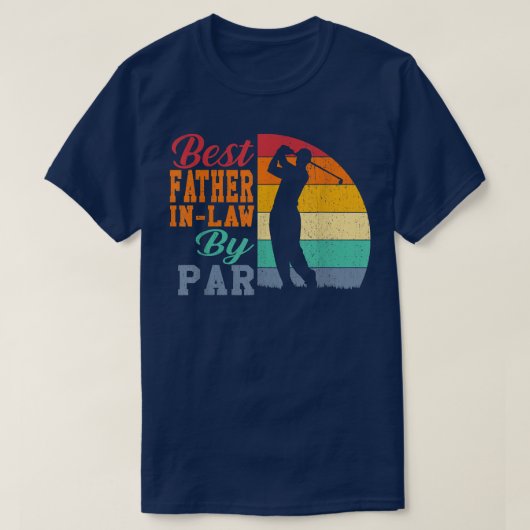メンズ最高のヴィンテージ法の父Par Disk Golf G Tシャツ (デザイン正面)