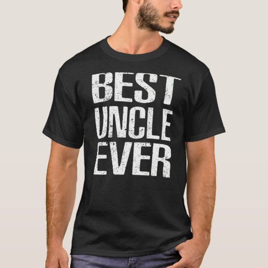 メンズ最高の叔父のTee From Niece甥 Tシャツ (正面)