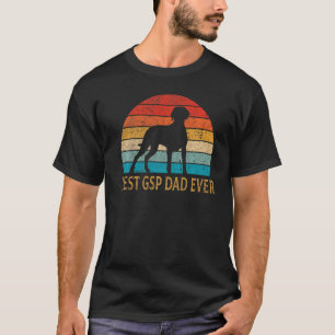 メンズ最高のGSPパパーエバードイツ短調ポインター Tシャツ