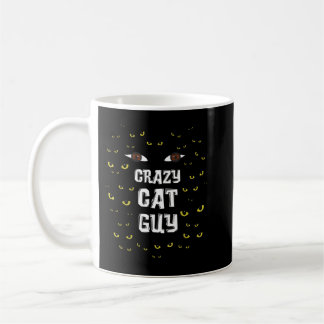 メンズ熱狂するキャットガイ_キャットパパTシャツ コーヒーマグカップ