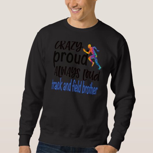 メンズ熱狂するトラック誇りを持ったアンドフィールドブラザートラックブロ スウェットシャツ (正面)