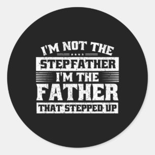 メンズ父の日私はSをステップアップした父 ラウンドシール