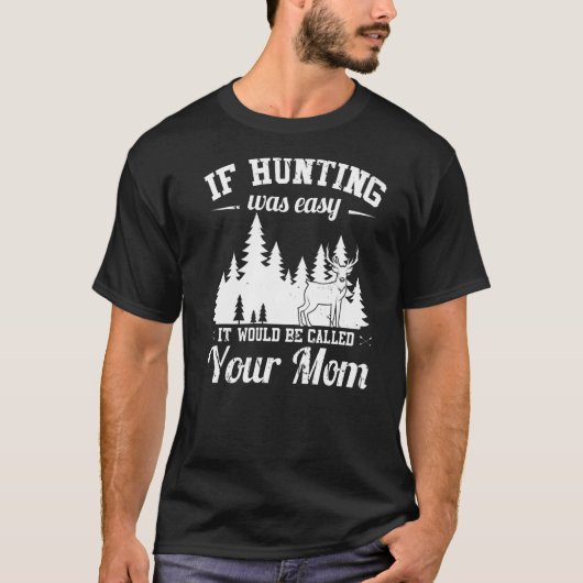 メンズ狩りは簡単ハンター Tシャツ (正面)