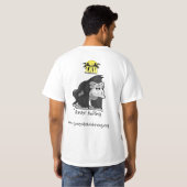 メンズ獣の建物 Tシャツ (裏面フル)