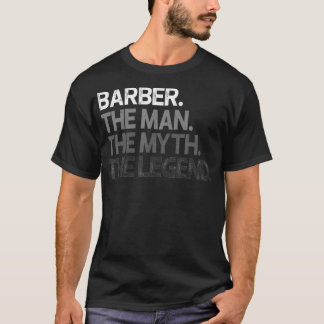 メンズ理容師ギフトマン神話ザ・レジェンド Tシャツ