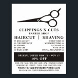 メンズ理容師ズはさみ広告ロゴ ポスター<br><div class="desc">名刺の店のメンズ理容師のポスター広告ハサミのロゴ。</div>