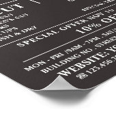 メンズ理容師ズ広告Beard ポスター (角)