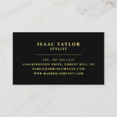 メンズ理容師 名刺 (裏面)