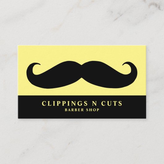 メンズ理容師 名刺 (正面)