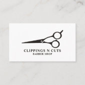 メンズ理容師 名刺 (正面)