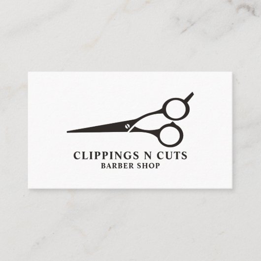 メンズ理容師 名刺 (正面)