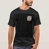 メンズ用ブラック半袖Tシャツ Tシャツ (正面)