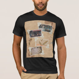メンズ用ブラックTシャツ Tシャツ
