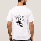 メンズ用ホワイトTシャツ Tシャツ (裏面)