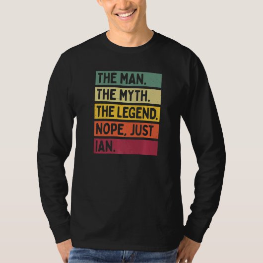 メンズ男の神話は、伝説NopeだけでIanク Tシャツ (正面)