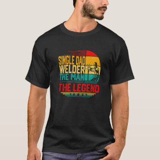 メンズ男性独身のヴィンテージパパは男性の脚を歓迎 Tシャツ