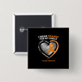 メンズ白血病認識度ギフトギフトアンクルウィメンズキッズ 缶バッジ (正面&裏面)