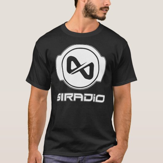 メンズ白黒のTシャツ Tシャツ (正面)