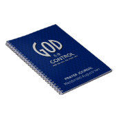 メンズ祈りの言葉ジャーナルGOD IS CONTROLLED NOTEBOOK ノートブック (右側)