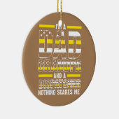 メンズ私おじいちゃんとパパ係おじいちゃん セラミックオーナメント (右)