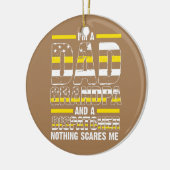 メンズ私おじいちゃんとパパ係おじいちゃん セラミックオーナメント (左)