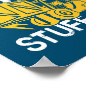 メンズ私はここにいるフォーク物アップ整備士フォークリフト ポスター (角)