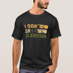 メンズ私はブランクスを撮影しない妊娠の発表 Tシャツ