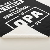 メンズ私はプロフェッショナルオパギフト退職しただ シェルパブランケット (3/4)